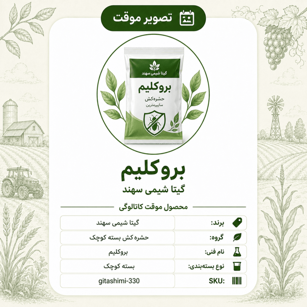 بروکلیم – گیتا شیمی، بسته محصول